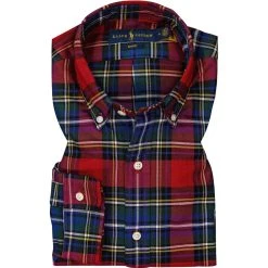 Polo Ralph Lauren Hemd 710853154/001 Slim Fit, Baumwolle, Multicolour kariert , Multicolor