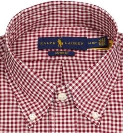 Polo Ralph Lauren Hemd 710815612/018 Custom Fit, Baumwolle, Rot-weiß kariert, Rot-weiß -hemdenverkauf 379590 norm2