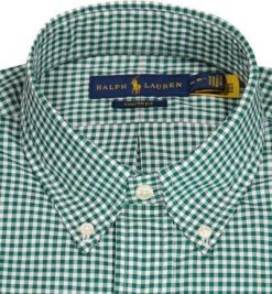 Polo Ralph Lauren Hemd 710815612/019 Custom Fit, Baumwolle, Grün-weiß kariert, Grün-weiß -hemdenverkauf 379591 norm2
