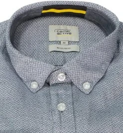 camel active Hemd 409119/6S09/47 Regular Fit, Baumwolle, Blau gemustert, Nachtblau -hemdenverkauf 379616 norm2