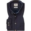 camel active Hemd 409112/6S22/47 Regular Fit, Dunkelblau gemustert, Nachtblau