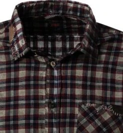 BOB Hemd TUTOR713 R0052/militare Baumwolle, Grün-rot kariert -hemdenverkauf 379845 norm2