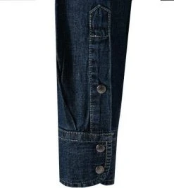 GAS Jeanshemd 151258 020893/WX53 Baumwolle-Leinen, Dunkelblau 8 GAS Jeanshemd 151258 020893/WX53 Baumwolle-Leinen, Dunkelblau -hemdenverkauf 379866 norm3