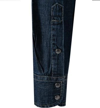 GAS Jeanshemd 151258 020893/WX53 Baumwolle-Leinen, Dunkelblau 4 GAS Jeanshemd 151258 020893/WX53 Baumwolle-Leinen, Dunkelblau – Bild 4