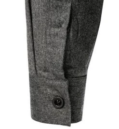 BOGGI MILANO Hemd BO21A0269/01 Overshirt, Flanell, Grau meliert, Grau -hemdenverkauf 379953 norm3