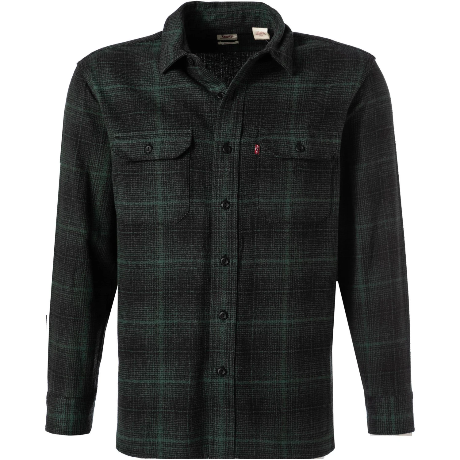 Levi's® Hemd 187/0165 Overshirt, Relaxed Fit, Baumwolle, Tannengrün kariert, Tannengrün 1 Levi's® Hemd 187/0165 Overshirt, Relaxed Fit, Baumwolle, Tannengrün kariert, Tannengrün