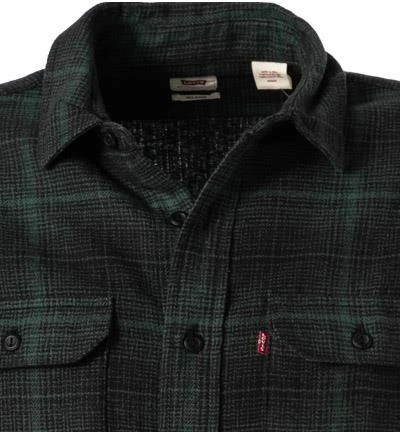 Levi's® Hemd 187/0165 Overshirt, Relaxed Fit, Baumwolle, Tannengrün kariert, Tannengrün 3 Levi's® Hemd 187/0165 Overshirt, Relaxed Fit, Baumwolle, Tannengrün kariert, Tannengrün – Bild 3