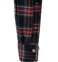 Gant Overshirt 3017776/433 Regular Fit, Baumwolle wattiert, Nachtblau-rot kariert, Nachtblau-rot-grün -hemdenverkauf 380071 norm3