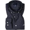 Gant Hemd 3018070/433 Regular Fit, Baumwolle, Nachtblau gemustert, Nachtblau