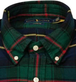 Polo Ralph Lauren Hemd 710854782/001 Custom Fit, Baumwolle, Dunkelgrün-navy kariert, Dunkelgrün-navy -hemdenverkauf 380134 norm2