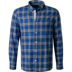 N.Z.A. Hemd 21HN519/1688 Baumwolle, Blau kariert, Blau