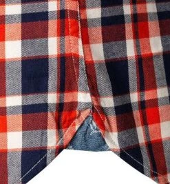 N.Z.A. Hemd 21HN516/1388 Baumwolle, Rotorange-blau kariert, Orange -hemdenverkauf 380149 norm3