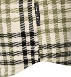 Marc O'Polo Overshirt 129 7240 42336/D16 Baumwolle, Sand-grün kariert, Sand-grün -hemdenverkauf 380187 norm3