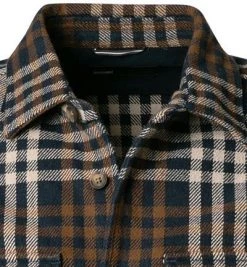 Marc O'Polo Overshirt 129 7240 42336/K80 Baumwolle, Sand-nachtblau kariert, Sand-nachtblau 8 Marc O'Polo Overshirt 129 7240 42336/K80 Baumwolle, Sand-nachtblau kariert, Sand-nachtblau -hemdenverkauf 380188 norm2