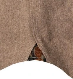 Stenströms Hemd 684261/1923/270 Fitted Body, Flanell, Nussbraun meliert, Nussbraun -hemdenverkauf 380190 norm3