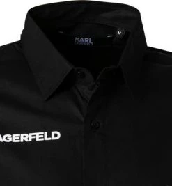 KARL LAGERFELD Hemd 605916/60/512600/990 Baumwolle, Schwarz -hemdenverkauf 380264 norm2