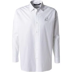 KARL LAGERFELD Hemd 605917/60/512600/10 Baumwolle, Weiß