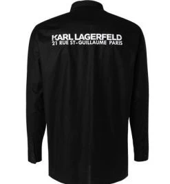 KARL LAGERFELD Hemd 605917/60/512600/990 Baumwolle, Schwarz -hemdenverkauf 380269 norm2