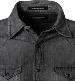 Replay Hemd M4981.000.228 94B/097 Jeanshemd, Baumwolle, Dunkelgrau -hemdenverkauf 380300 norm2