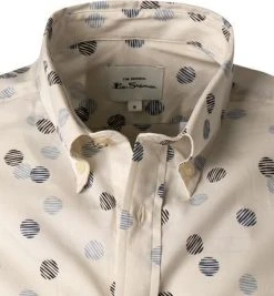 Ben Sherman Hemd 0065381/015 Kurzarmhemd, Regular Fit, Baumwolle, Ecru gemustert, Ecru 7 Ben Sherman Hemd 0065381/015 Kurzarmhemd, Regular Fit, Baumwolle, Ecru gemustert, Ecru -hemdenverkauf 380392 norm2