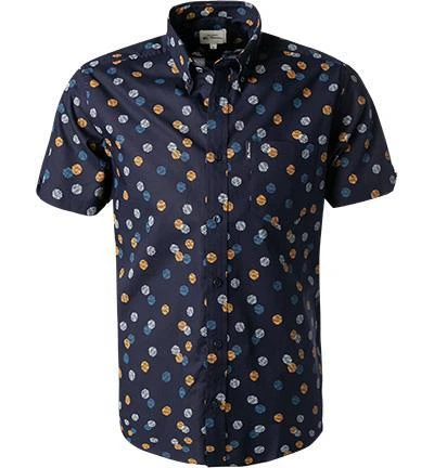 Ben Sherman Hemd 0065381/035 Kurzarmhemd, Regular Fit, Baumwolle, Marineblau gemustert, Marine 2 Ben Sherman Hemd 0065381/035 Kurzarmhemd, Regular Fit, Baumwolle, Marineblau gemustert, Marine – Bild 2