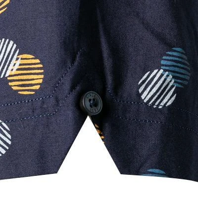 Ben Sherman Hemd 0065381/035 Kurzarmhemd, Regular Fit, Baumwolle, Marineblau gemustert, Marine 4 Ben Sherman Hemd 0065381/035 Kurzarmhemd, Regular Fit, Baumwolle, Marineblau gemustert, Marine – Bild 4