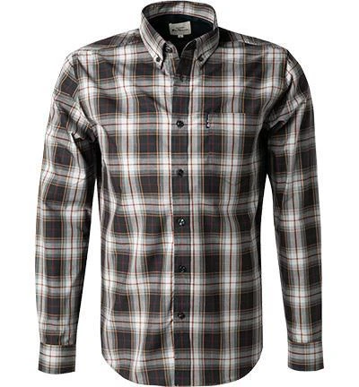 Ben Sherman Hemd 0065389/100 Regular Fit, Popeline, Graublau kariert, Blau 2 Ben Sherman Hemd 0065389/100 Regular Fit, Popeline, Graublau kariert, Blau – Bild 2