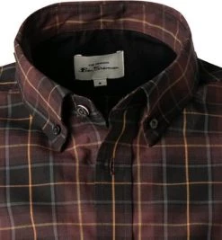 Ben Sherman Hemd 0065389/545 Regular Fit, Popeline, Bordeaux kariert, Bordeaux -hemdenverkauf 380397 norm2