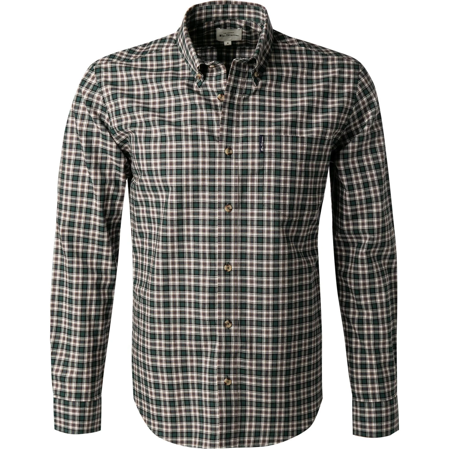 Ben Sherman Hemd 0065393/067 Regular Fit, Popeline, Dunkelgrün kariert, Dunkelgrün 1 Ben Sherman Hemd 0065393/067 Regular Fit, Popeline, Dunkelgrün kariert, Dunkelgrün