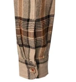 CINQUE Overshirt Cistorm 9036-7348/25 Twill,beige-braun kariert, Beige-schwarz-braun -hemdenverkauf 380400 norm4