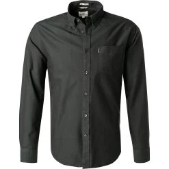 Ben Sherman Hemd 0065094/067 Regular Fit, Bio Baumwolle, Dunkelgrün