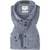 camel active Hemd 409117/6S27/45 Regular Fit, Baumwolle, Jeansblau meliert, Jeansblau