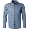 ETERNA Hemd 2490/YS82/67/15 Slim Fit, Jersey CO2-Neutral, Jeansblau gemustert, Jeansblau