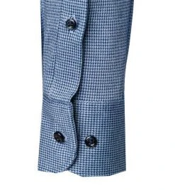ETERNA Hemd 2490/YS82/67/15 Slim Fit, Jersey CO2-Neutral, Jeansblau gemustert, Jeansblau -hemdenverkauf 380476 norm3