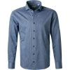ETERNA Hemd 2490/JS82/15 Modern Fit, Jersey CO2-Neutral, Jeansblau gemustert, Jeansblau