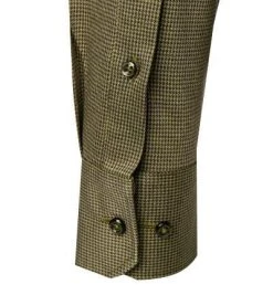 ETERNA Hemd 2490/JS82/46 Modern Fit, Jersey CO2-Neutral, Moosgrün gemustert, Moosgrün -hemdenverkauf 380483 norm3