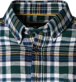 bugatti Hemd 9350/88320/570 Modern Fit, Baumwolle, Grün-blau kariert, Grün-weiß-blau -hemdenverkauf 380509 norm2