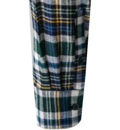 bugatti Hemd 9350/88320/570 Modern Fit, Baumwolle, Grün-blau kariert, Grün-weiß-blau -hemdenverkauf 380509 norm3