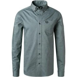 Fred Perry Hemd M2700/184 Baumwolle, Dunkelpetrol