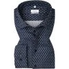 Seidensticker Hemd 150950/17 Regular Fit, Baumwolle, Dunkelblau gemustert, Dunkelblau