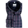 Seidensticker Hemd 150852/19 Regular Fit, Baumwolle, Dunkelblau kariert, Dunkelblau