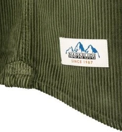 NAPAPIJRI Hemd NP0A4FMJ/GE4 Cord, Militärgrün -hemdenverkauf 380583 norm6