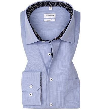 Seidensticker Hemd 150620/13 Regular Fit, Popeline, Hellblau meliert, Hellblau 2 Seidensticker Hemd 150620/13 Regular Fit, Popeline, Hellblau meliert, Hellblau – Bild 2