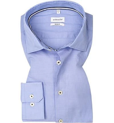 Seidensticker Hemd 150780/13 Regular Fit, Baumwolle, Hellblau 2 Seidensticker Hemd 150780/13 Regular Fit, Baumwolle, Hellblau – Bild 2