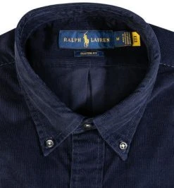 Polo Ralph Lauren Hemd 710853123/005 Custom Fit, Feincord, Navy -hemdenverkauf 380976 norm2
