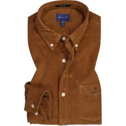 Gant Hemd 3017170/210 Regular Fit, Cord, Dunkelbraun