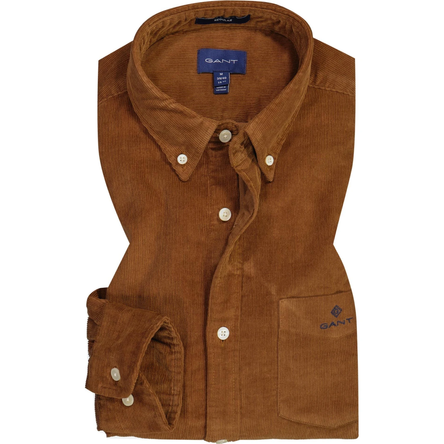 Gant Hemd 3017170/210 Regular Fit, Cord, Dunkelbraun 1 Gant Hemd 3017170/210 Regular Fit, Cord, Dunkelbraun