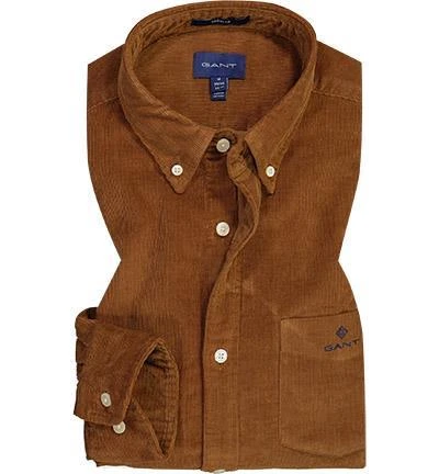 Gant Hemd 3017170/210 Regular Fit, Cord, Dunkelbraun 2 Gant Hemd 3017170/210 Regular Fit, Cord, Dunkelbraun – Bild 2
