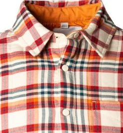 NAPAPIJRI Overshirt NP0A4FMQ/93C Baumwolle wattiert, Beige-rot kariert, Beige-rot -hemdenverkauf 381011 norm2