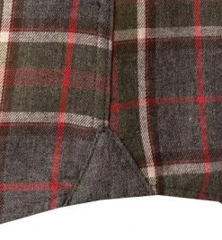 Fynch-Hatton Hemd 1221 6040/6041 Flanell, Anthrazit kariert, Anthrazit -hemdenverkauf 381132 norm4